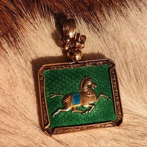 Starfire Designs Double-sided Horse Pendant, Handcrafted, $209 (New, no tag)